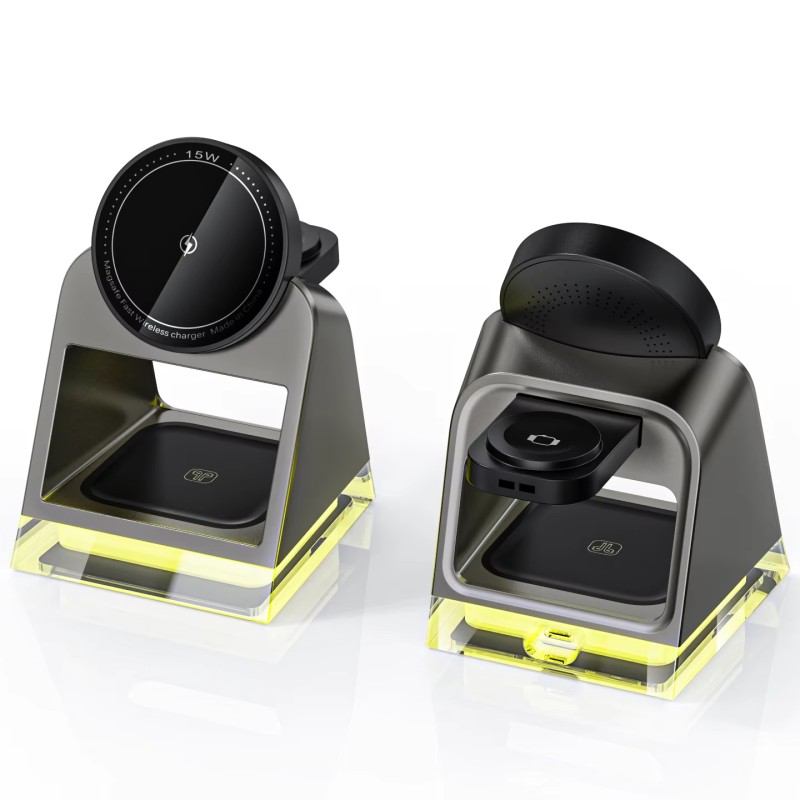 Wireless Charger Factory - Custom 3-in-1 Wireless Power Bank