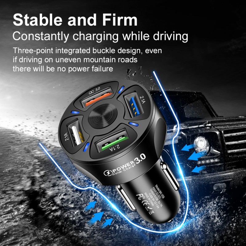 Car Charger Manufacturer - OEM 3.1A Dual USB Car Adapter