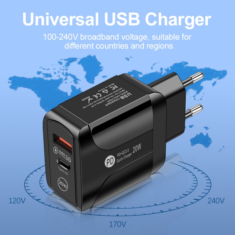 Wall Charger Manufacturer - OEM 20W USB PD Wall Charger