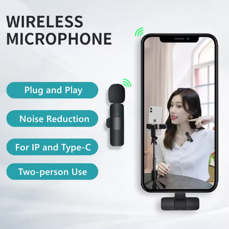Microphone Manufacturer - OEM Mini Wireless Stereo Lavalier