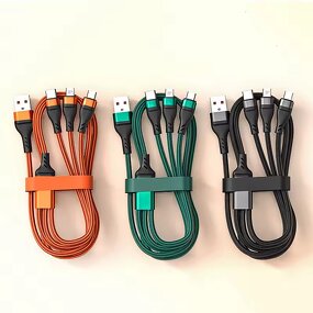 USB Cable Manufacturer - OEM 3 in 1 Nylon Braided Cable