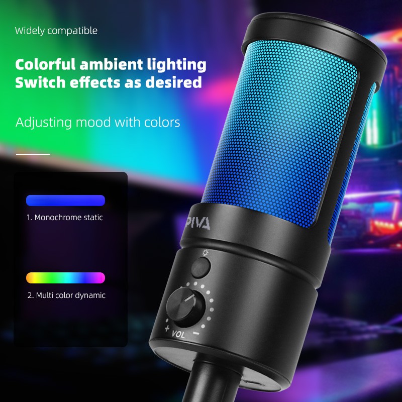 Microphone Supplier - RGB USB Type-C Cardioid