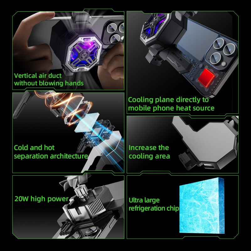 Phone Cooler Factory - Piva L-Shaped RGB