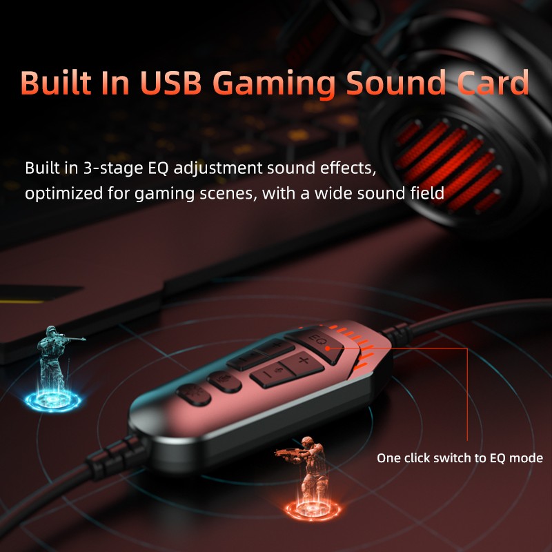 Game Headphones Supplier - 53mm USB to Type-C