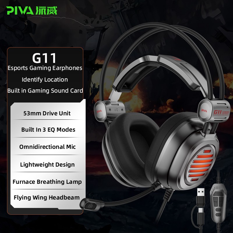 Game Headphones Supplier - 53mm USB to Type-C