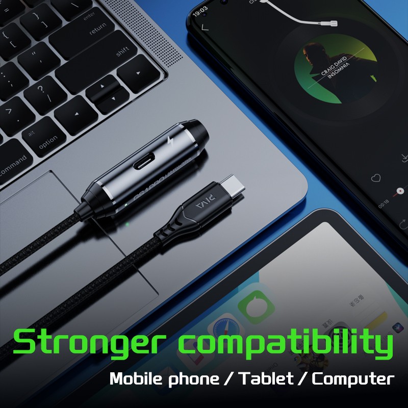 Type-C Adapter Supplier - Piva 40cm 2-in-1