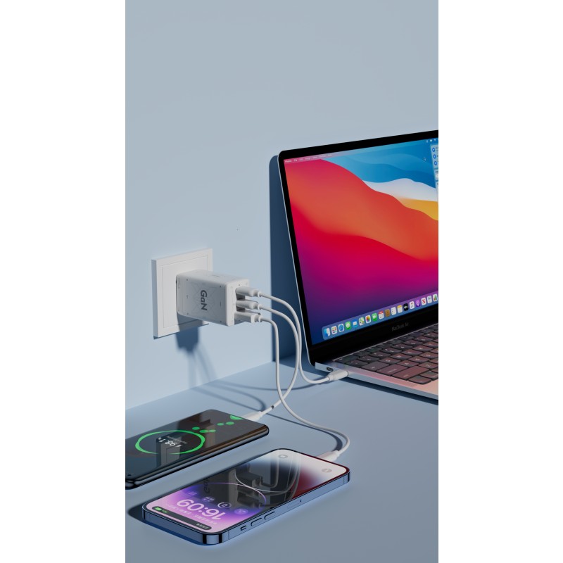 Charger Manufacturer - Piva 65W 3 Ports