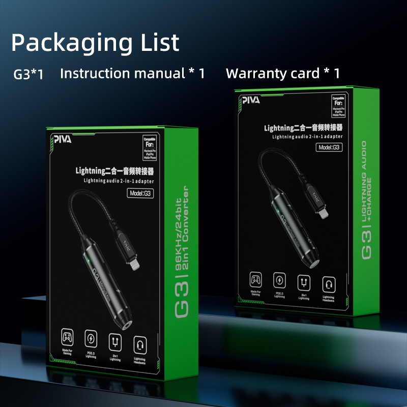 Audio Adapter Manufacturer - Piva 40cm 2-in-1