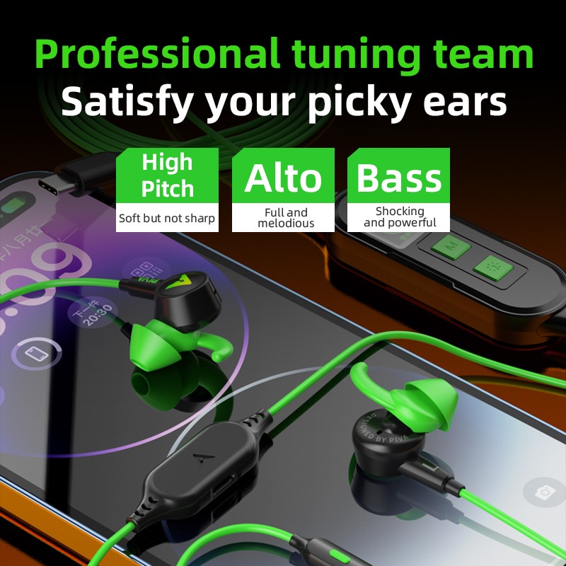 Gaming Earphones Factory - PIVA S6PRO Type-C