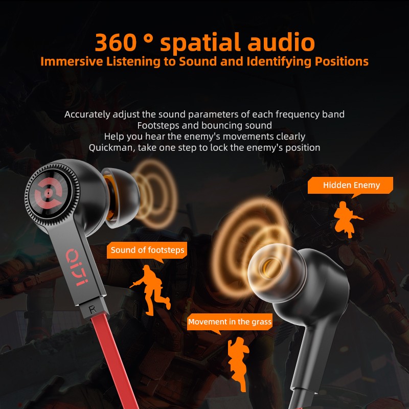 Gaming Earphone Supplier - 1.2M Cable 3.5mm