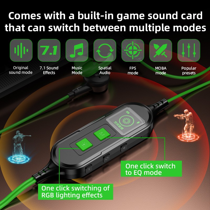 Gaming Earphones Factory - PIVA S6PRO Type-C