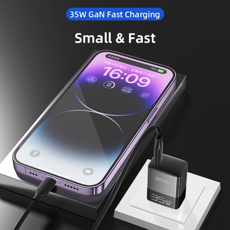 GaN Charger Supplier - Piva 35W PD 3.0