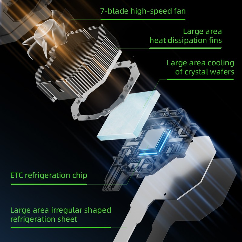 Phone Cooler Factory - Piva L-Shaped RGB