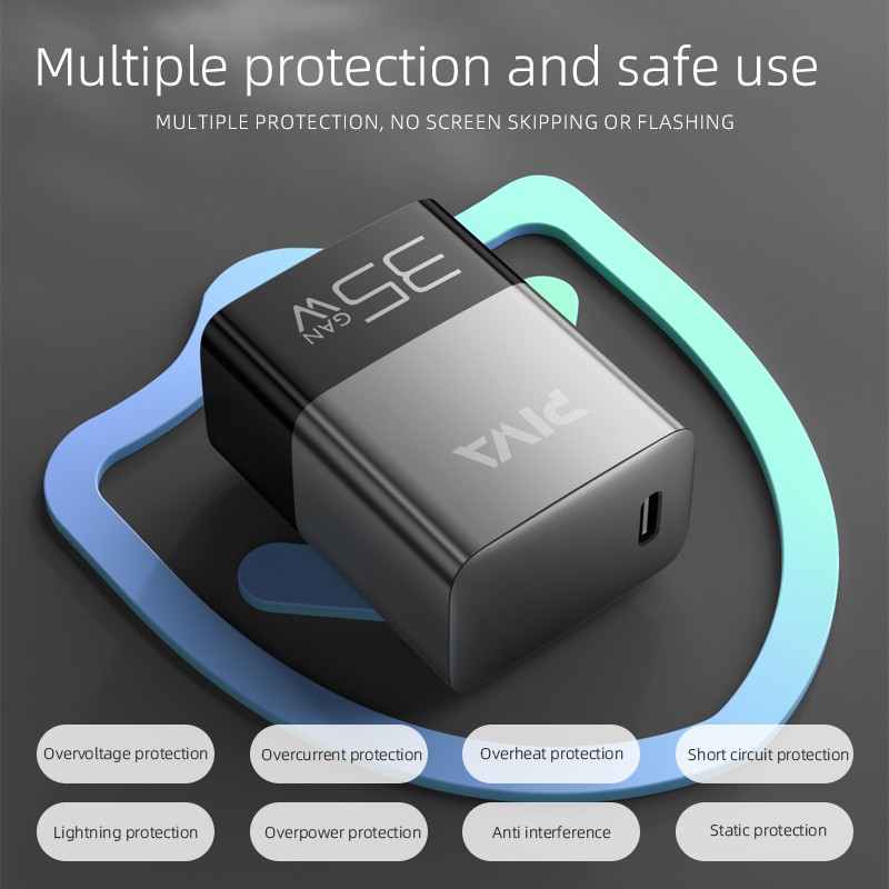 GaN Charger Supplier - Piva 35W PD 3.0