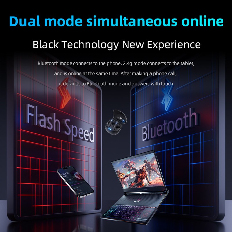 Wireless Headphones Factory - Piva 2.4G ENC