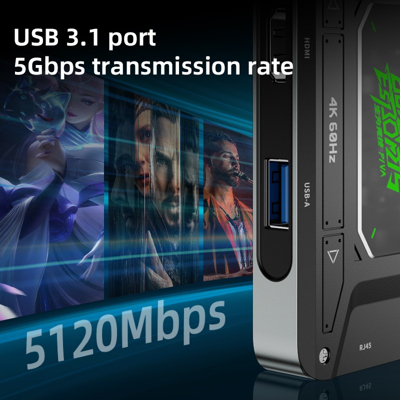 USB Hub Supplier - 70cm 7-in-1 4K