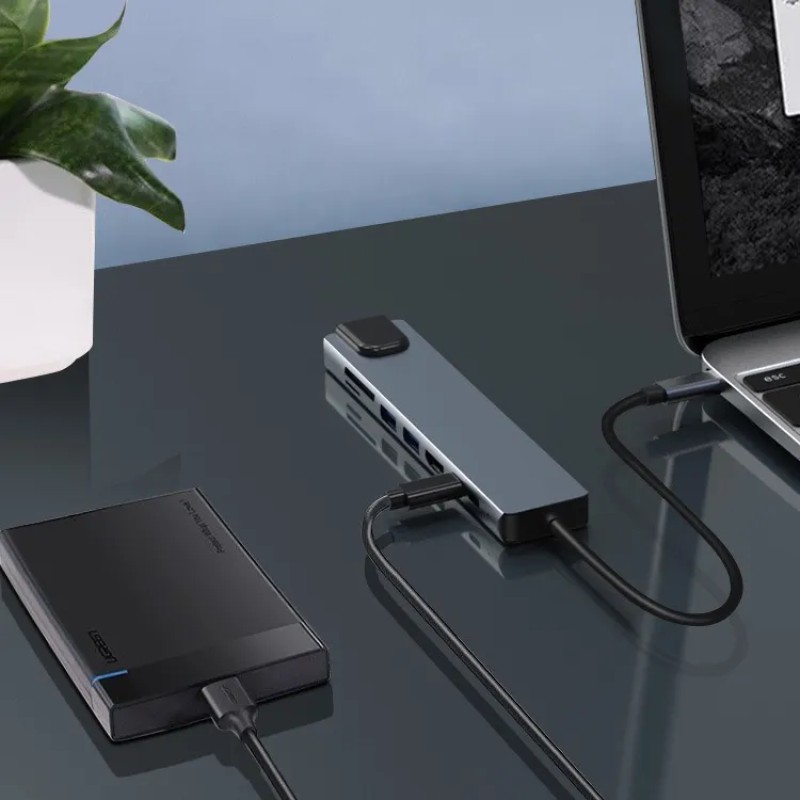 USB Hub Factory - Custom 8 in 1 USB C Hub