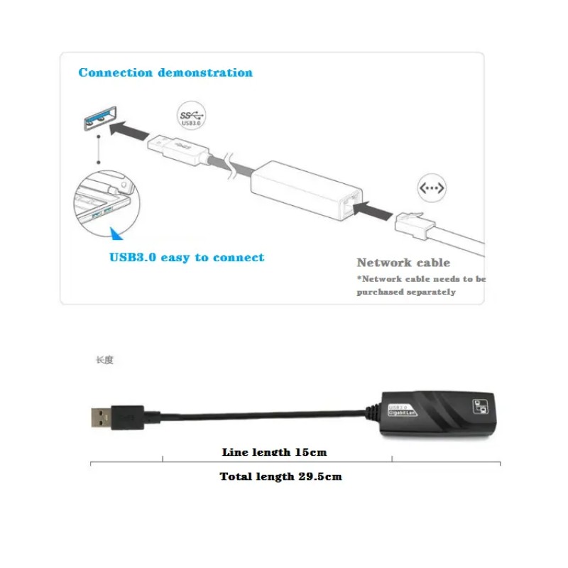 Network Adapter Manufacturer - OEM USB to RJ45 Dongle