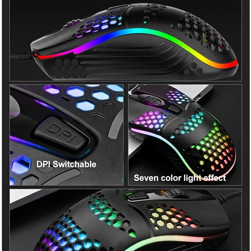 Mouse Factory - Custom Colorful Glowing Optical Mouse