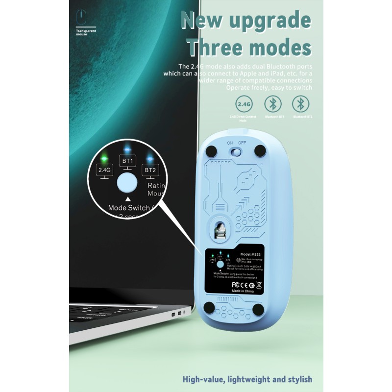 Mouse Manufacturer - OEM Three-Mode Magnetic Mouse