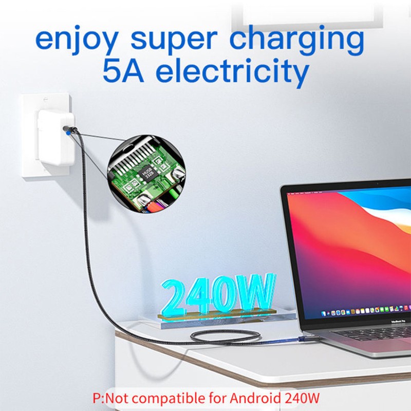 Fast Charging Cable Factory - 240W Magnetic Connector