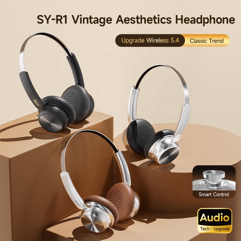 Over-Ear Headphones Manufacturer - SY-R1 Retro Metal