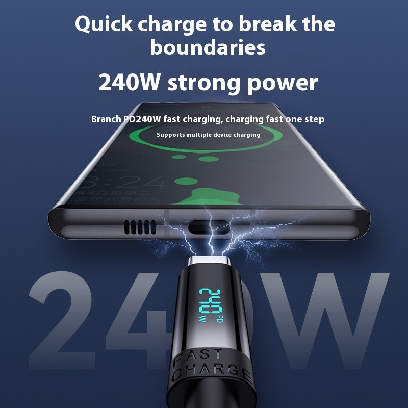 Charging Cable Supplier - New Design 240W Dual