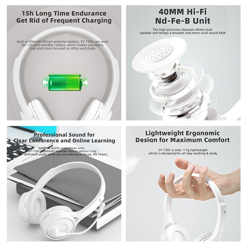 Gaming Headphone Factory - SY-T30 Ergonomic Mic