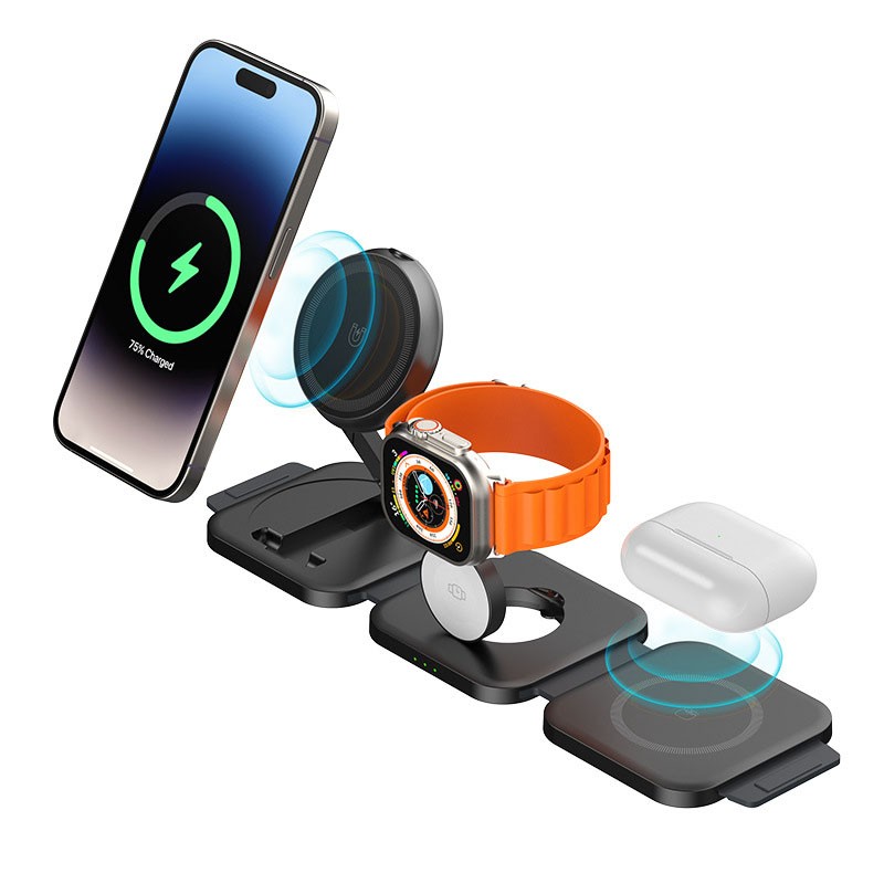 Magnetic Charger Supplier - Custom Logo Mini 3-in-1