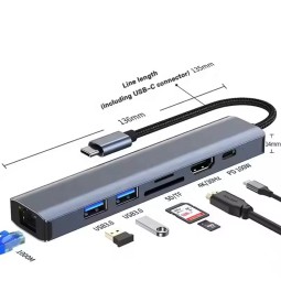 USB Hub Manufacturer - China Factory 7 in 1