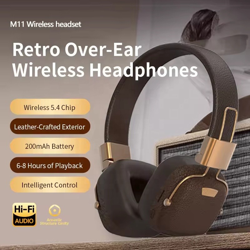 On-Ear Headphones Supplier - M11 Lightweight Retro