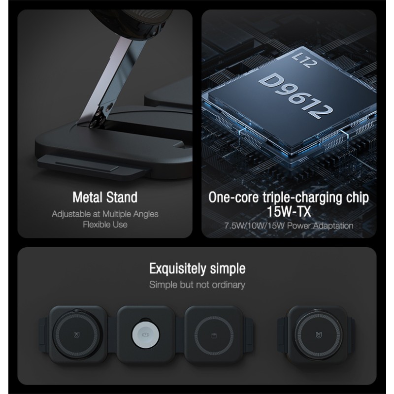 Magnetic Charger Supplier - Custom Logo Mini 3-in-1