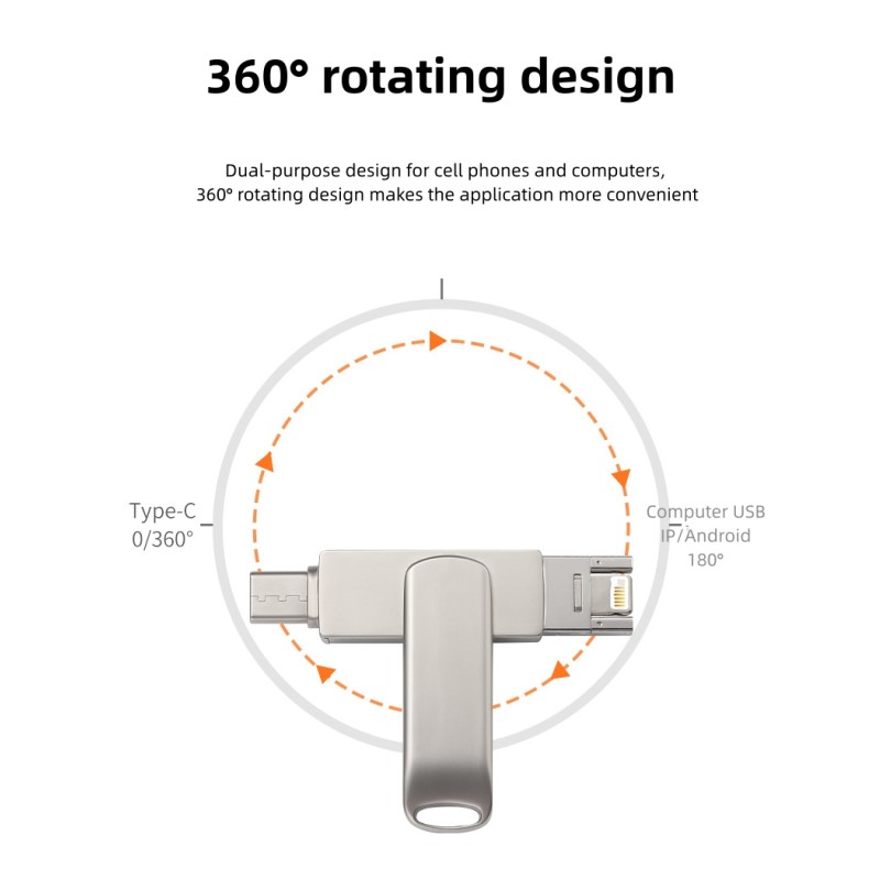 Flash Drive Manufacturer - OEM 4-in-1 USB Flash Drive