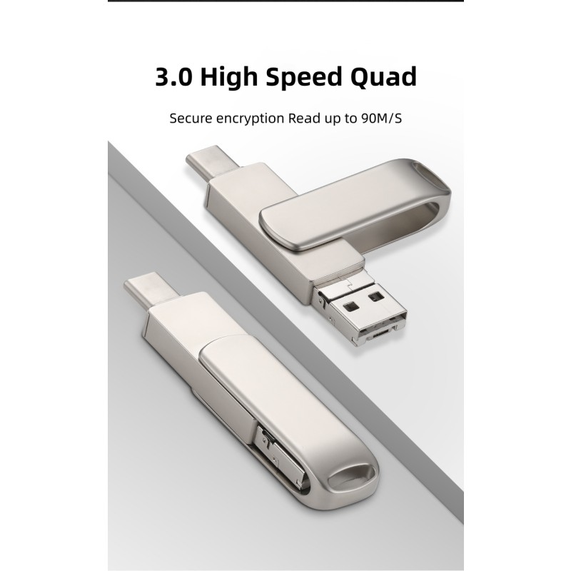 Flash Drive Manufacturer - OEM 4-in-1 USB Flash Drive