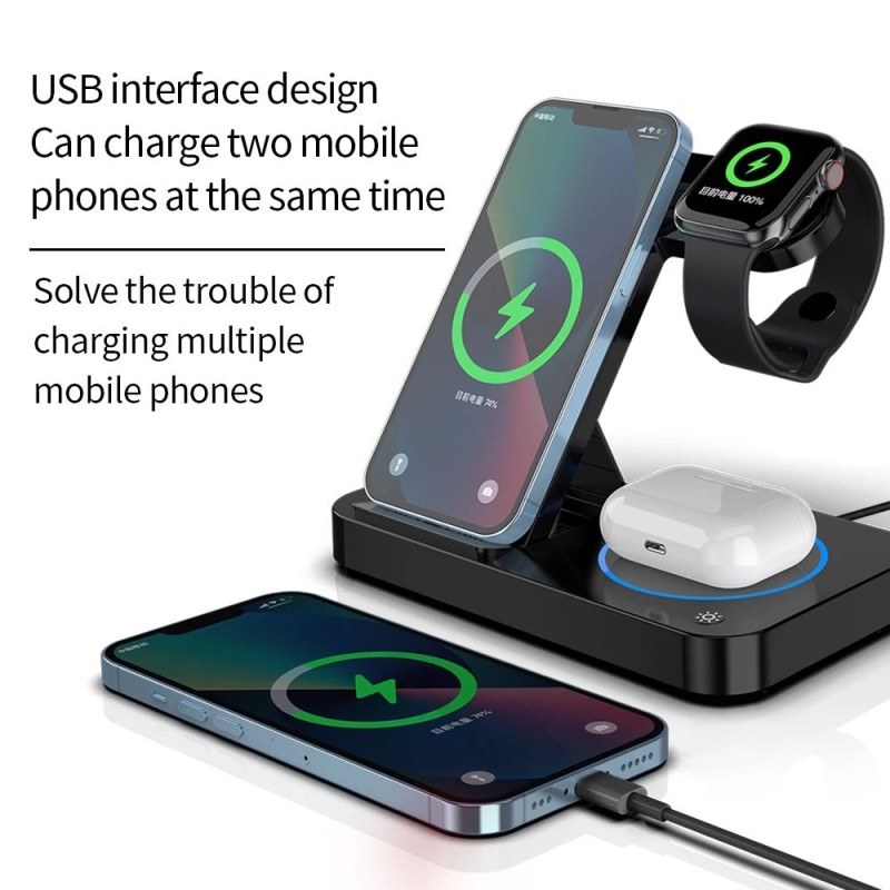 Wireless Charger Manufacturer - OEM 15W Magnetic Charger Stand