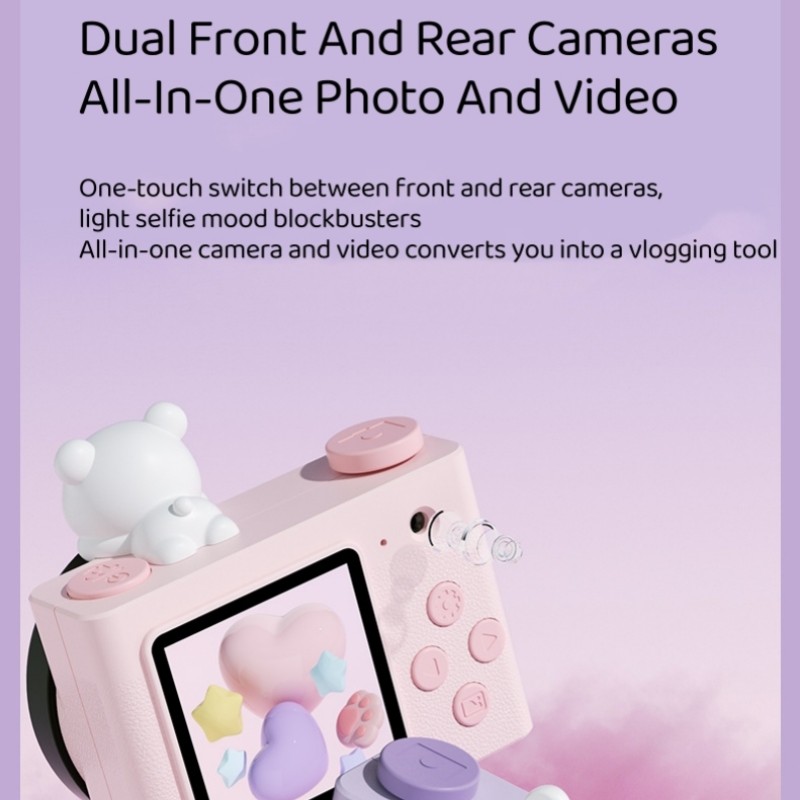 Camera Manufacturer - OEM Cartoon Bear Kids Camera