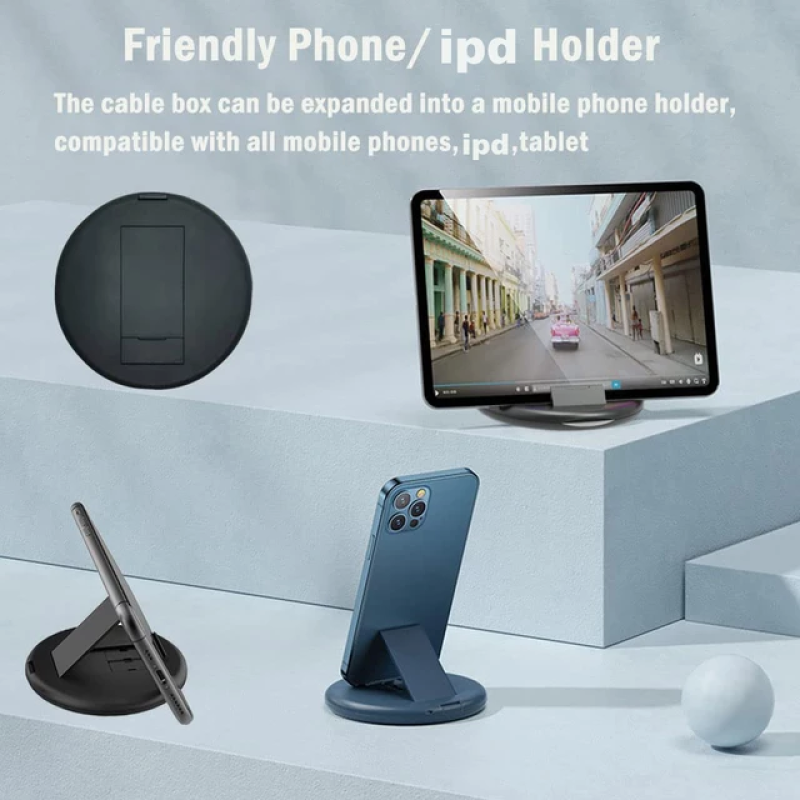 Charging Kit Factory - Custom 6 in 1 Portable Cable Storage