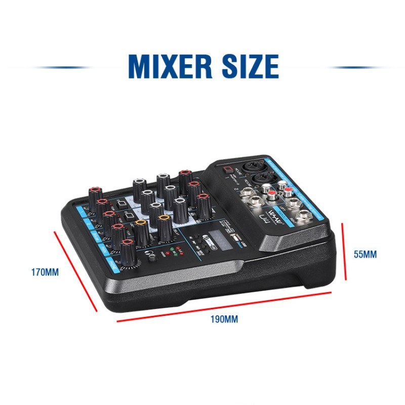 DJ Mixer Supplier - Mini U4 DJ Music
