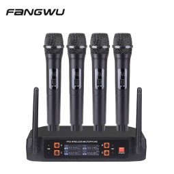 Wireless Microphone Supplier - 4 Channel VHF Handheld