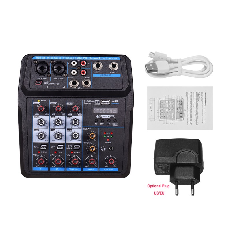 DJ Mixer Supplier - Mini U4 DJ Music