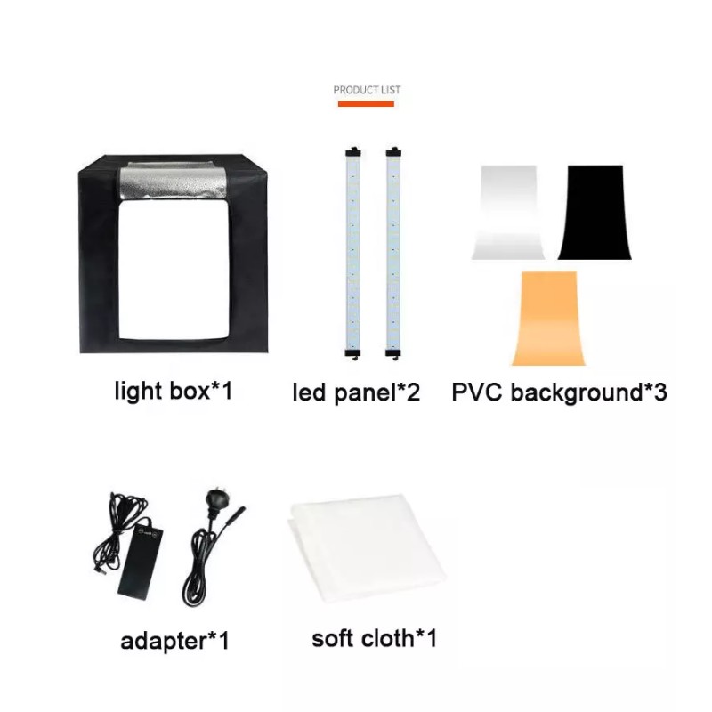 Lightbox Factory - Portable LED 40-80cm