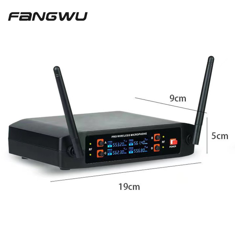 Wireless Microphone Supplier - 4 Channel VHF Handheld