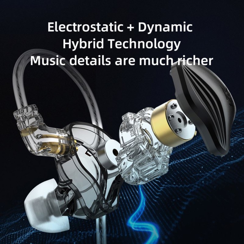 Hybrid Headphone Supplier - KZ ZEX Static