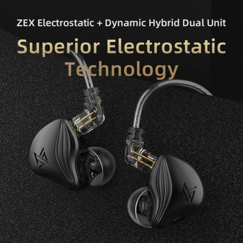 Hybrid Headphone Supplier - KZ ZEX Static