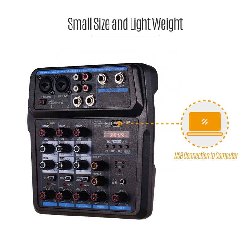 Audio Mixer Supplier - Mini USB Digital