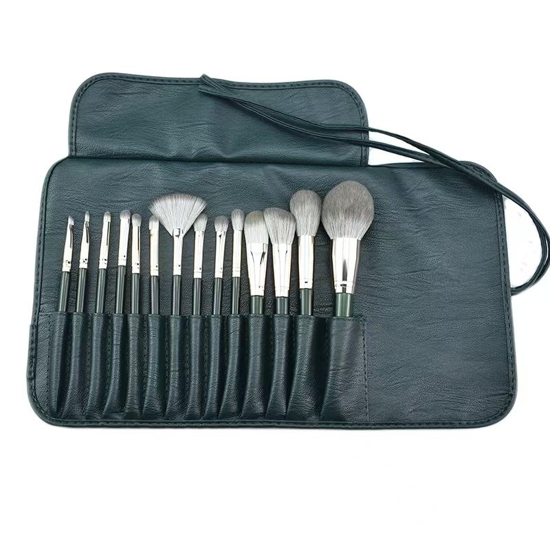 High Quality Premium Portable Makeup Brushes Kit Custom Logo Small Quantity Travel Makeup Brush Sets with Mascara Low MOQ