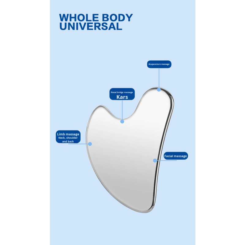 Face Roller and Gua Sha Skin Natural Green Jade Stone Facial Roller Guasha Massage Kit Care Beauty Tool Set