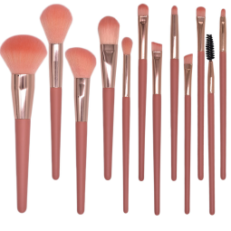 Hot Popular 12pcs  Eyeshadow Foundation Powder Cosmetic Makeup Brush Professional Cruelty Makeup Brush With Private Label