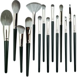 High Quality Premium Portable Makeup Brushes Kit Custom Logo Small Quantity Travel Makeup Brush Sets with Mascara Low MOQ