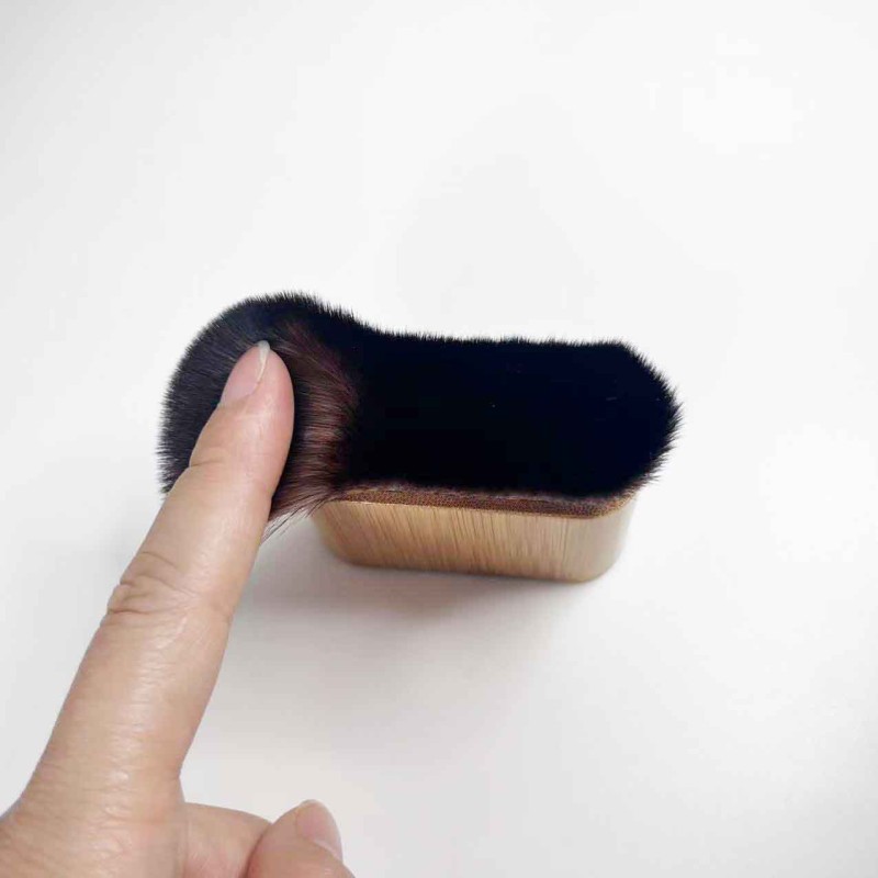 Custom Large Face Body Kabuki Brush Vegan for Sunless Tanning Concealer Blending-Factory Private Label